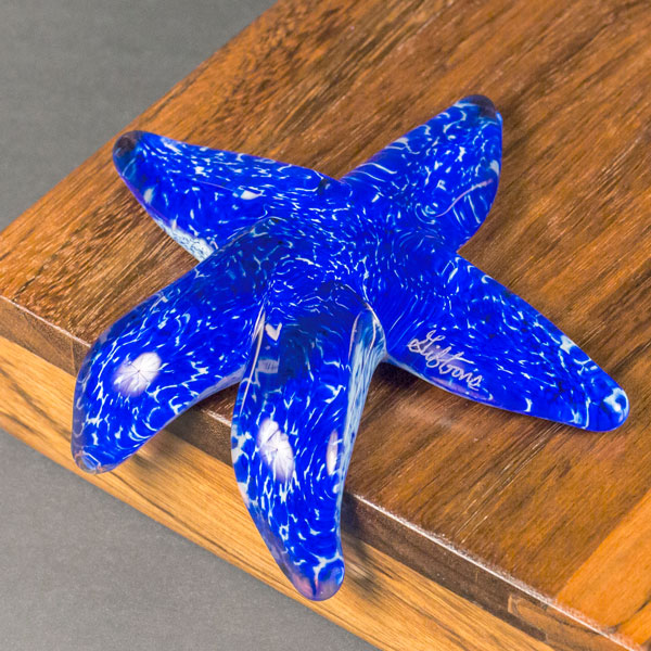 Escaping Starfish Cobalt Blue by John Gibbons