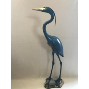 "Heron in a Lagoon" (30" H)