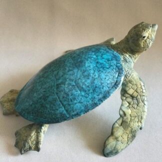 Green Sea Turtle, sculpture by Brian Arthur