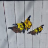 "Yellow Monarch" Glass Wall Piece - Thumbnail Image 2