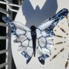 "White Monarch" Wall Piece: Glass - Thumbnail Image 3