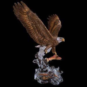 Clear Waters - Eagle Sculpture by Artist Kitty Cantrell