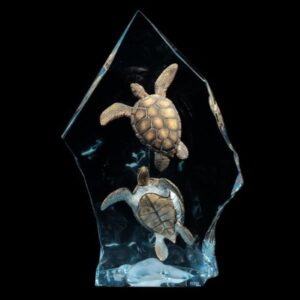 Intrepid Spirit - Sea Turtle Sculpture by Artist Kitty Cantrell