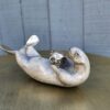 "Sea Otter w/ Crab" 6"W (See video) Free USA Shipping! - Thumbnail Image 1