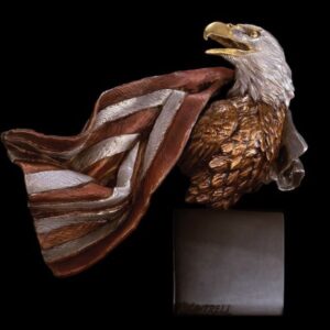 Symbols of Honor - Eagle Sculpture by Artist Kitty Cantrell