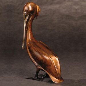 "Standing Pelican" (20" H)