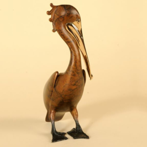 "Standing Pelican" (9" H)