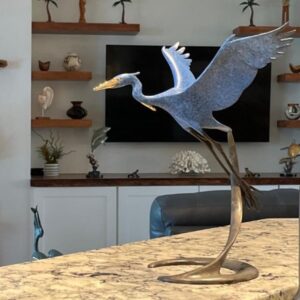 "Flying Heron" (16" H) Gorgeous!