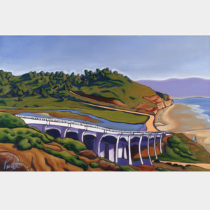 "Crossing the Lagoon at Torrey Pines"