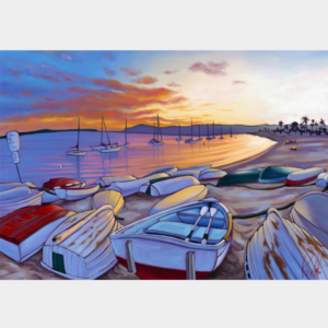 "Sunset on San Diego Bay"