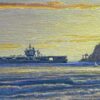 "Evening Departure: CVN 72" USS Abraham Lincoln  SOLD - Thumbnail Image 4