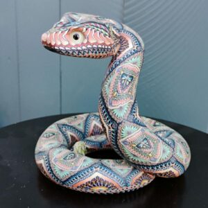 "Rattlesnake Papa" FIMO Clay (5.75" H)