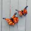 "Orange Monarch" Glass Wall Piece (Copy) - Thumbnail Image 1