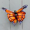 "Orange Monarch" Glass Wall Piece (Copy) - Thumbnail Image 3