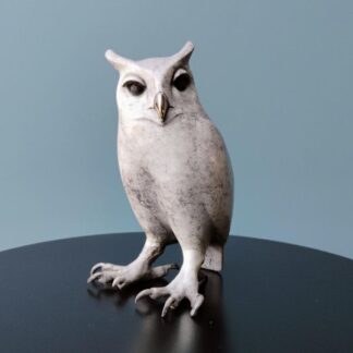 "Small Horned Owl" (5.5" H) Free USA Shipping.