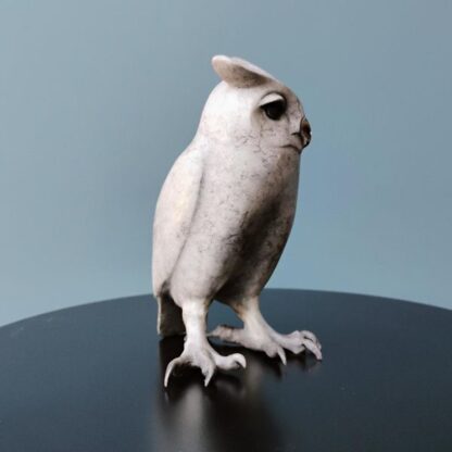 "Small Horned Owl" (5.5" H) Free USA Shipping.