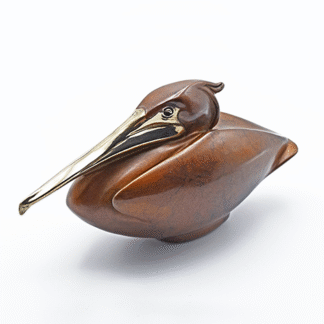 "Nesting Pelican, Large" (5" H) Free USA Shipping