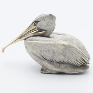 "Sleeping Pelican, Small" (3" H) Free USA Shipping!