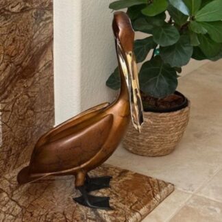 "Standing Pelican" (18" H)