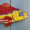 “Red Snapper” Wall Hanging Mosaic - Thumbnail Image 2