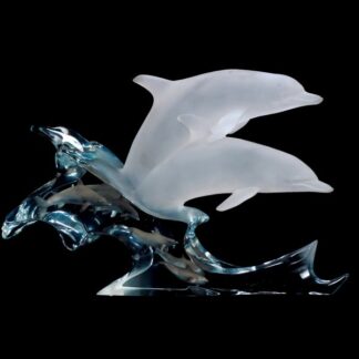 Eternity- Dolphins Sculpture by Artist Kitty Cantrell