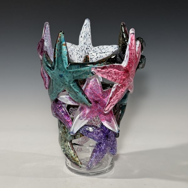 "Amethyst Green Starfish Cluster"