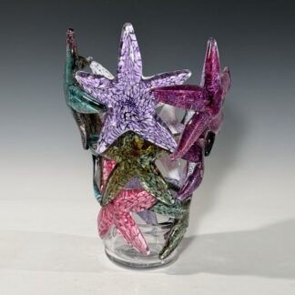 "Amethyst Green Starfish Cluster"