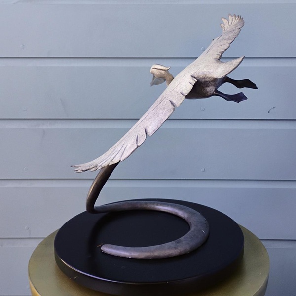 "Medium Open Wing Pelican" (16" H) See Video - Image 5